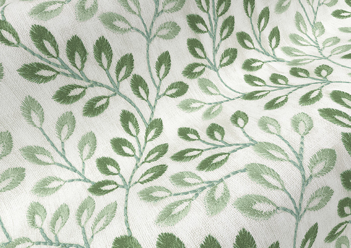 Fitzrovia Print, Subtle Greens - Roman Blind - Image 4